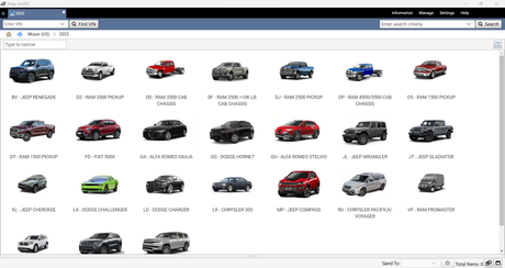 Chrysler Parts Catalog