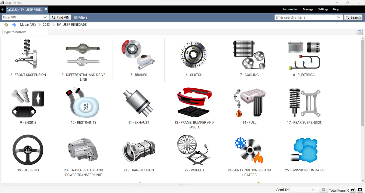 Chrysler Parts Catalog