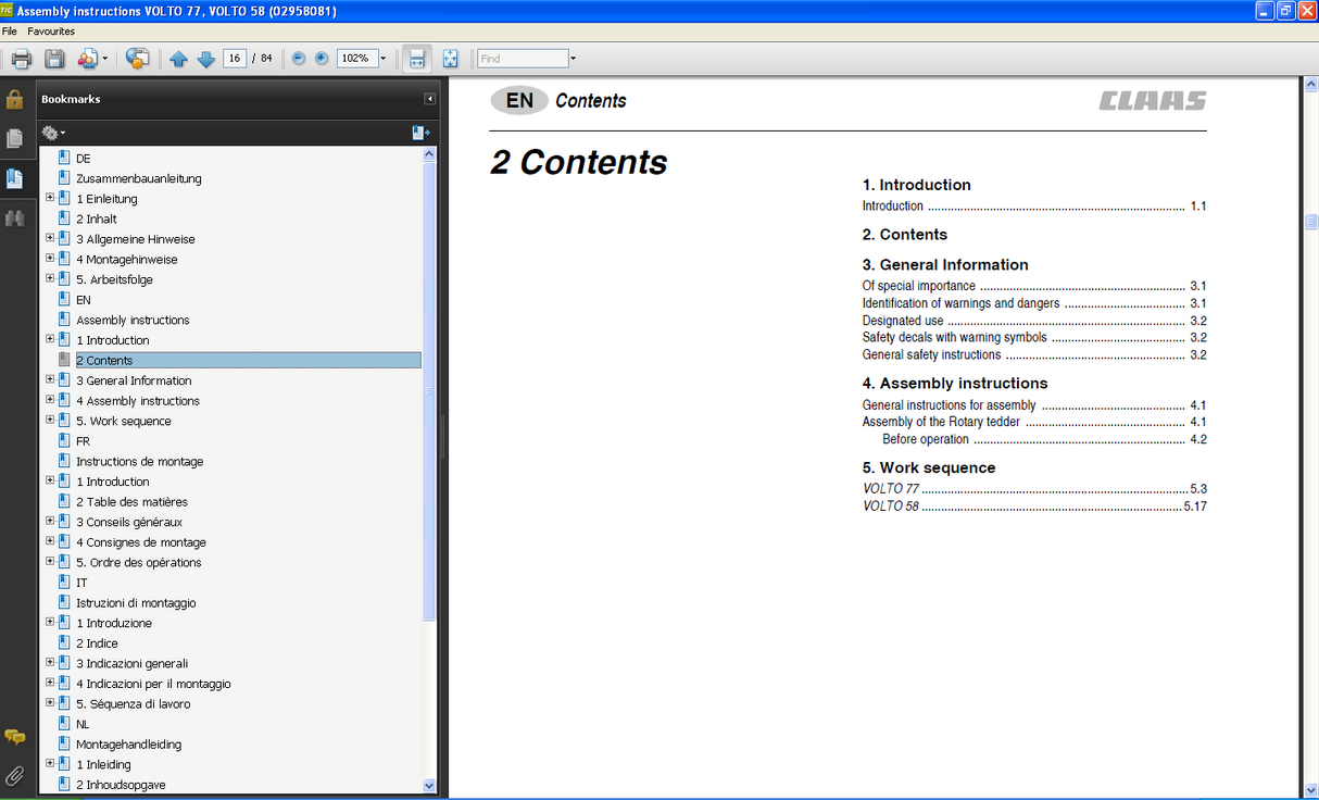 CLAAS Web Tic Software