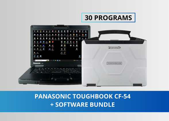 Panasonic Toughbook CF-54 + Heavy Equipment Bundle ( 30 programs )