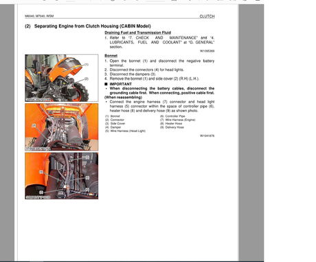 KUBOTA AGRICULTURAL MACHINE WORKSHOP MANUAL 46.7 GB