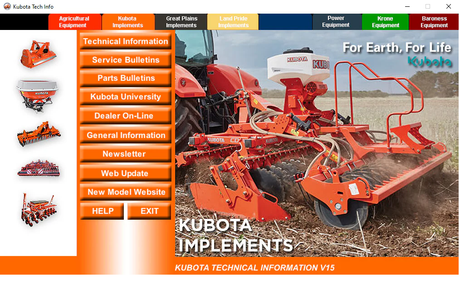 Kubota & Krone Agricultural Machinery Technical Information (Workshop Manual, Parts Manual, Service Information)