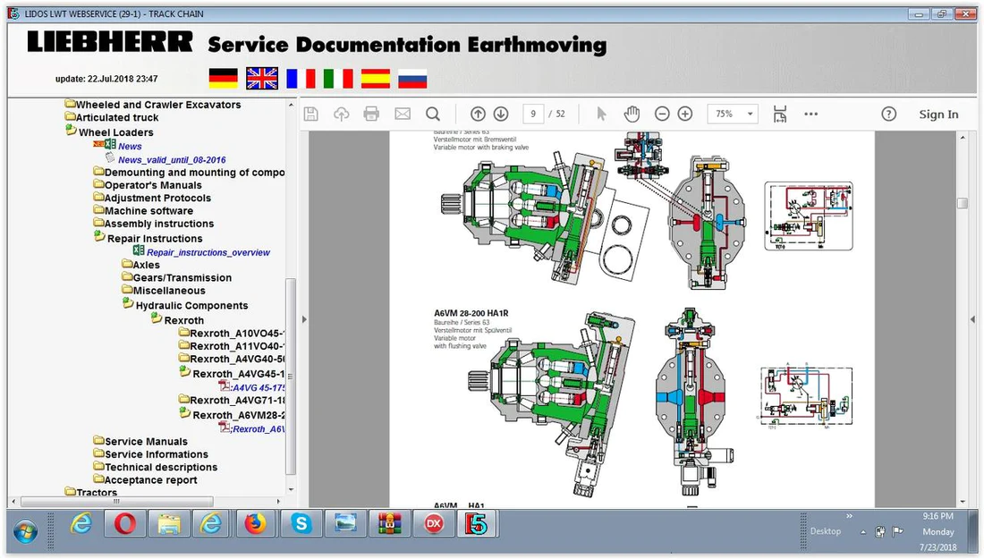 Liebherr Lidos Offline ( Parts, Operation and Service Manuals ) 12.2021 + Webservice