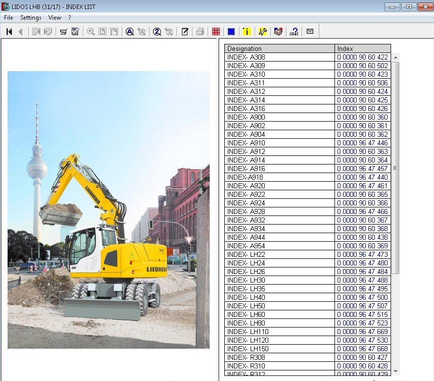 Liebherr Lidos Offline ( Parts, Operation and Service Manuals ) 12.2021 + Webservice