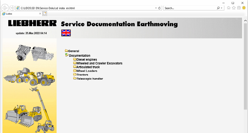 Liebherr Lidos Offline ( Parts, Operation and Service Manuals ) 12.2021 + Webservice
