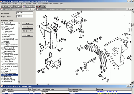 DEUTZ SERPIC PARTS 2012