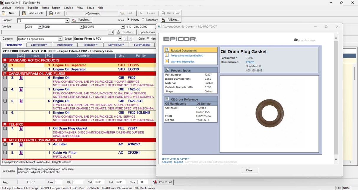 LASER CAT USA EPC 2023.04