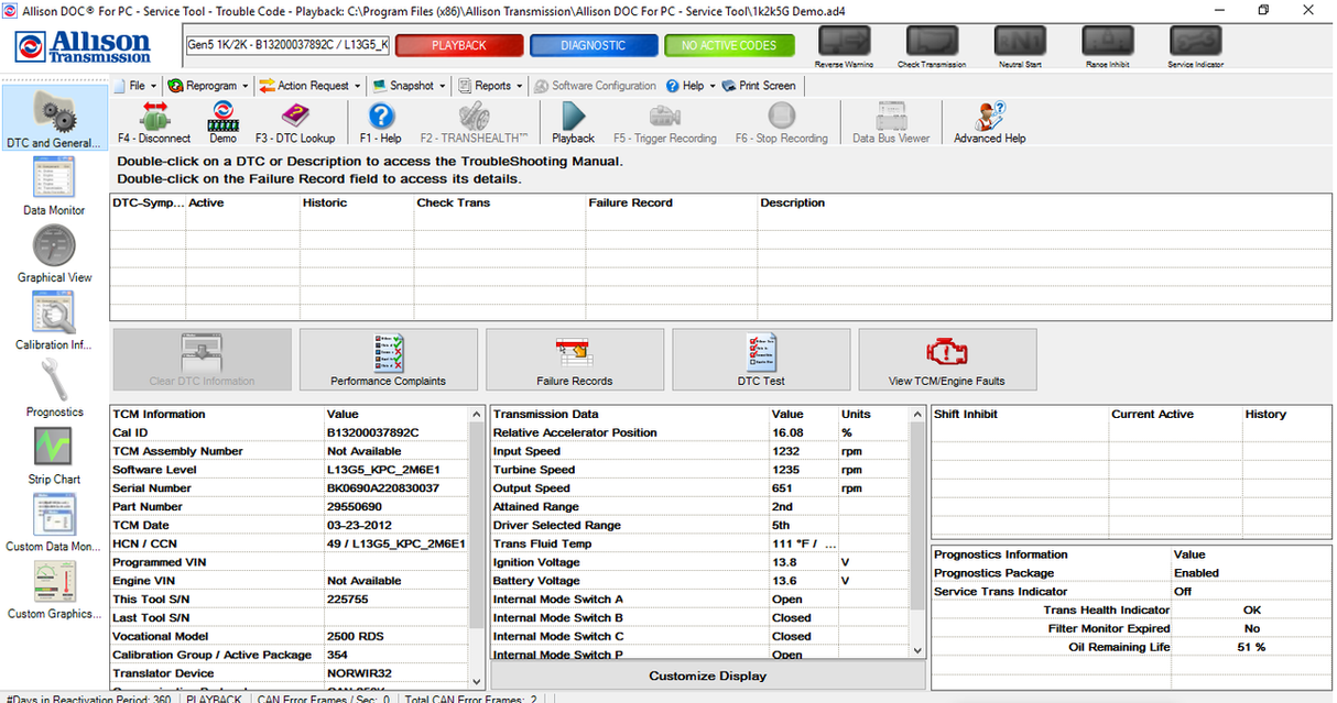 Allison DOC Software | Allison DOC 12.2021 | Technical Solutions