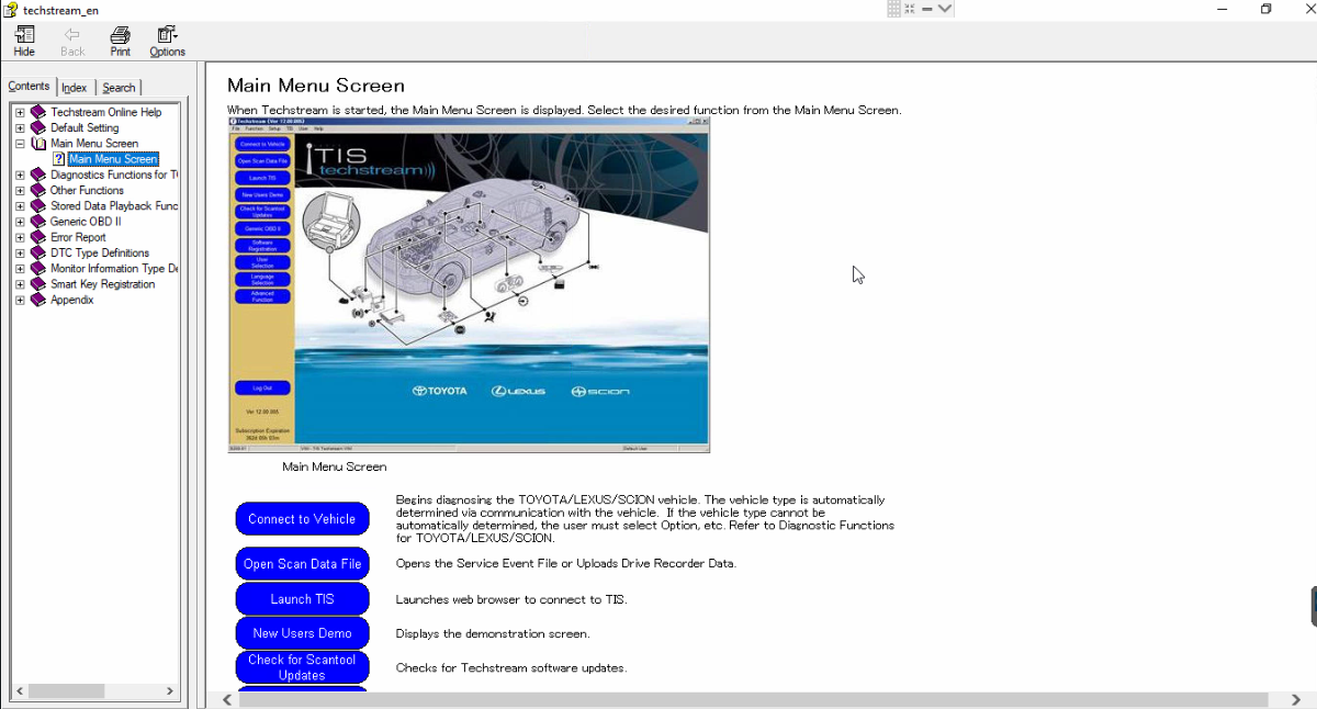 TOYOTA TECHSTREAM 18.00.008 02.2023 DIAGNOSTIC SOFTWARE