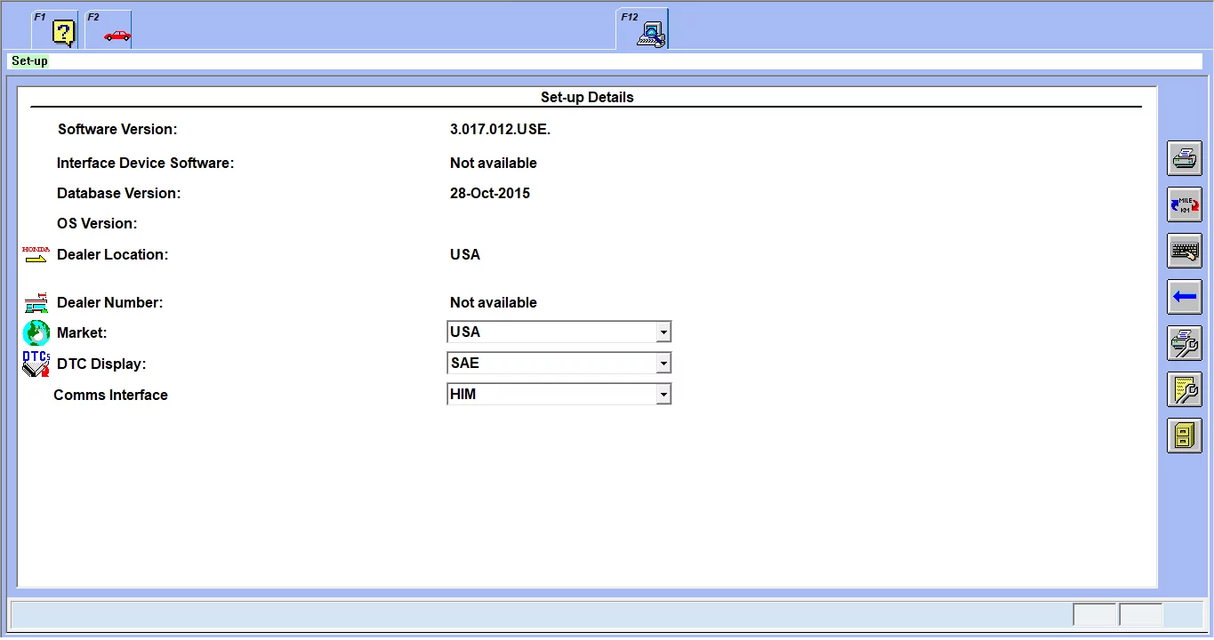 HONDA DIAGNOSTIC SYSTEM v3.017.012