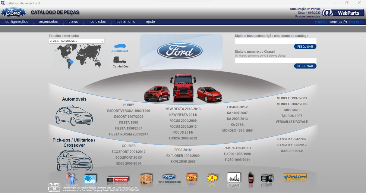 FORD WEBPARTS LATIN AMERICA – 2020.02