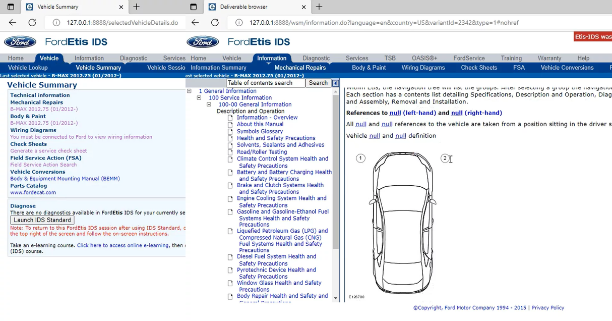 FORD ETIS IDS OFFLINE REPAIR MANUALS – 2022.06