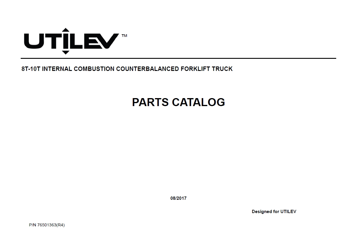 UTILEV EPC PDF + Service Manual PDF 08_2017