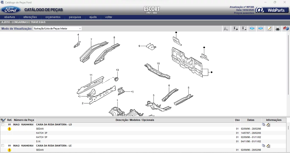 FORD WEBPARTS LATIN AMERICA – 2020.02