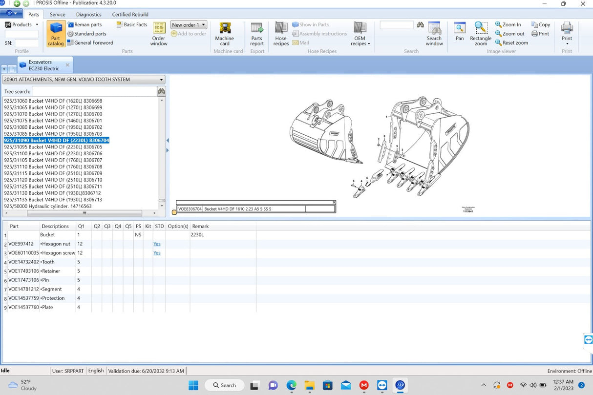 VOLVO PROSIS (CONSTRUCTION EQUIPMENT) 2024