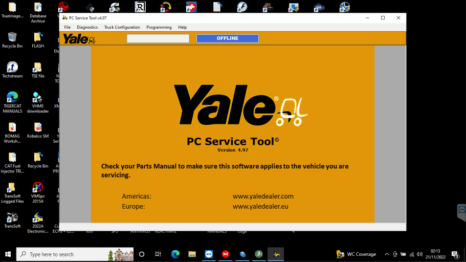 YALE PC SERVICE TOOL 5.2 (2023)