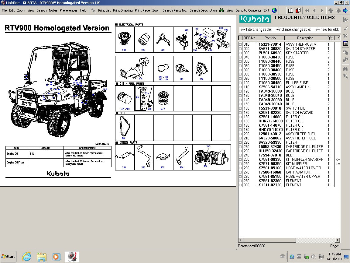 Kubota EPC + Service Manuals PDF